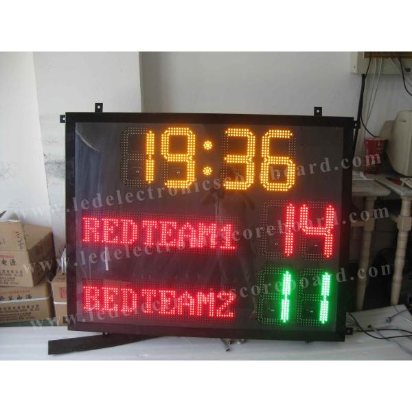 Sport Club Digital Score Display Board ,Portable Outdoor Scoreboard Customized Design