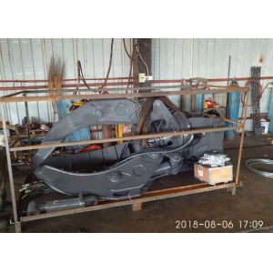 Plastic Covered Orange Peel Grab , Scrap Handling Grabs For Grabbing Anti Wave