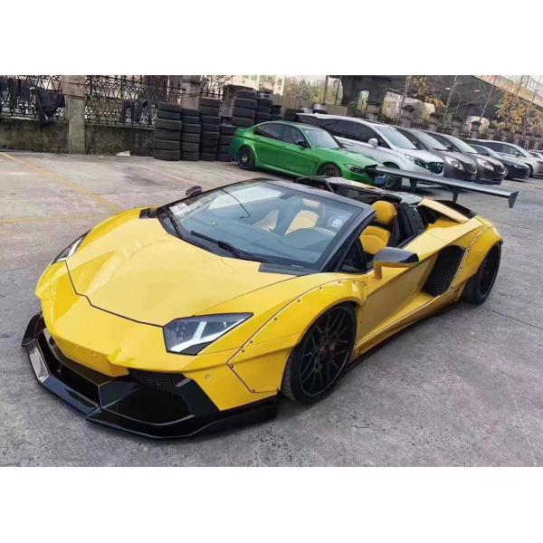 For Lamborghini Aventador LP700 Carbon Fiber Body Kit LP700 Upgraded LB-style Side Skirt Spoiler Wheel Arch