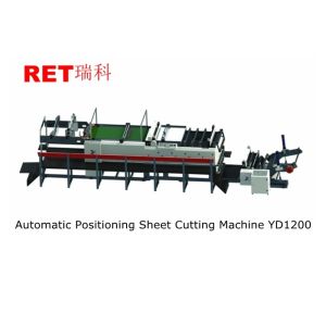 PLC Controlled Automatic Sheet Cutting Machine With High Sensitivity Touch