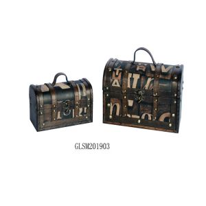 Household Handmade L30 Leather Storage Chests