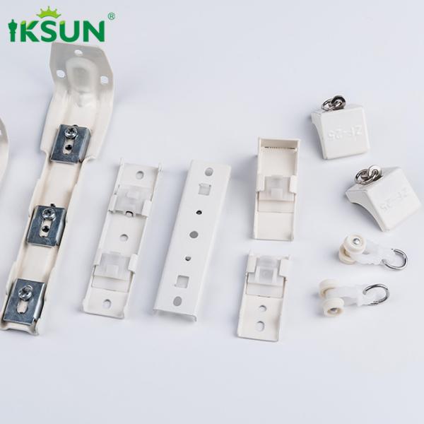 ABS Plastic Curtain Track Runner Noise Free Wall Mount Middle Size