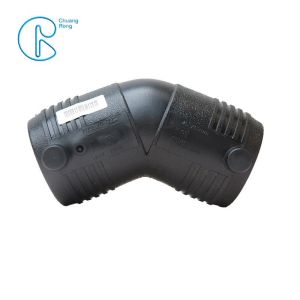 HDPE Electrofusion 45 Degree Pipe Elbow For Gas Supply