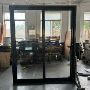 Customized Glass Sliding Door With Eco friendly Silicone Sealant And Security System