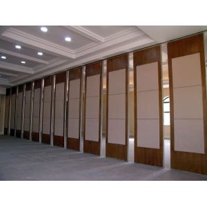 Hotel Acoustic Rolling Operable Partition Walls With Sliding Door