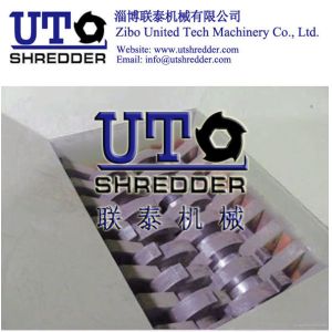 Quality supply and produce blade, knife, rotor, etc in the double shaft shredder / two rotor crusher / twin shaft shredder for sale