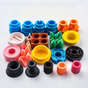 Customized Tensile Strength Black Rubber Moulding Parts with Customized Shape