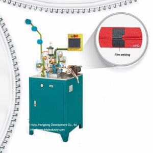 China Concave Shape Fully Automatic Plastic Zipper Film Welding Machine on sale