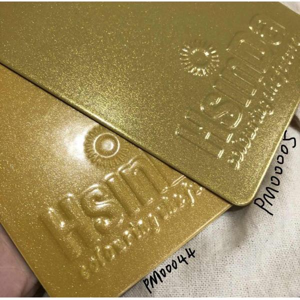 Gold Color Solid Industrial Powder Coating Metallic And Clear