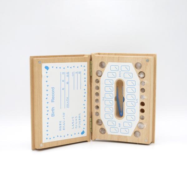 Wooden Baby tooth case ,tooth holder ,wooden tooth box for Newborn baby gift
