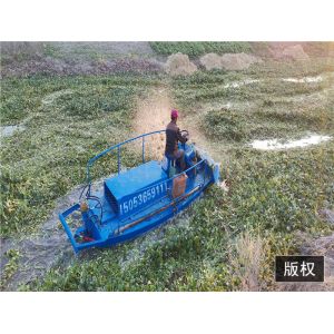 Diesel Engine 40kw Trash Skimmer Machines With Dule Wheel Knives