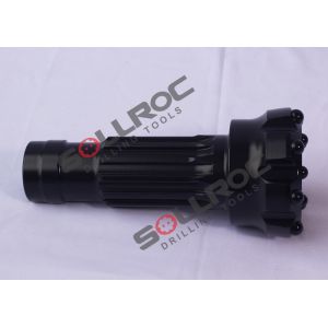 QL50 DTH Drill Bits Flat Face Spherical Button For Hard Rock , Good Penetration