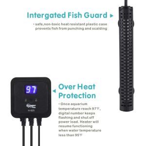 300W Submersible Electronic Aquarium Heater With Temp Controller