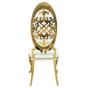 Events Stainless Steel Gold Hotel Banquet Wedding Dining Chair