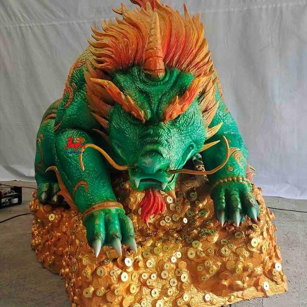 Realistic sound Life Size Animals Chinese Mythological Creatures Brave Troops