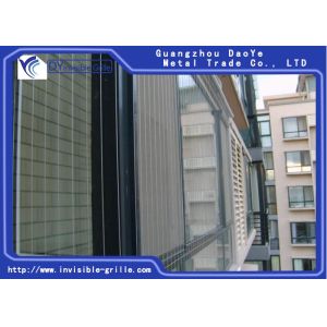 China Aluminum 3.5mm Window Invisible Grille With GI Screws on sale