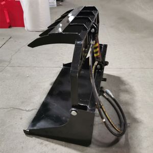GBK1200 - Grapple Bucket for skid steers ;Euro Hitch Type Bucket With Claw