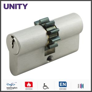 Gear Cam Brass Mortice Lock Cylinder Matt Chrome , Speical Door Lock