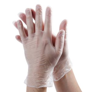 Single Use Smooth Touch Powder Free Vinyl Disposable Gloves