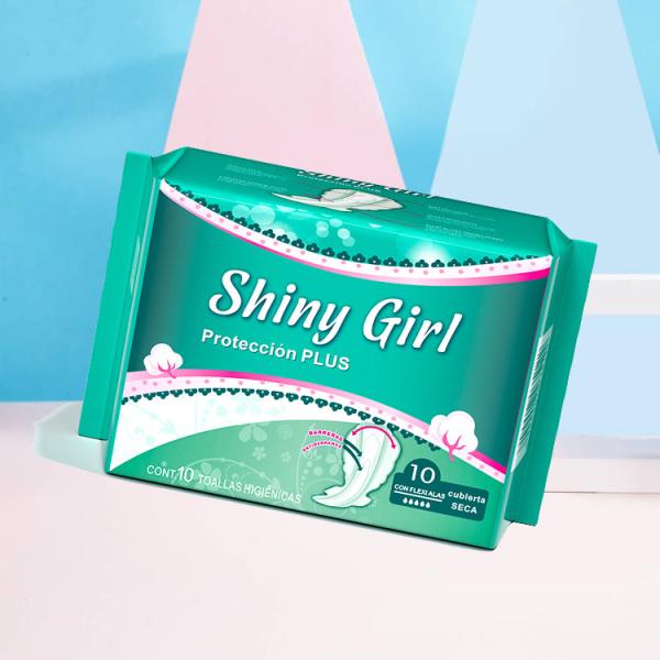 Day & Night Time Women Sanitary Napkins Custom Disposable Cotton Surface