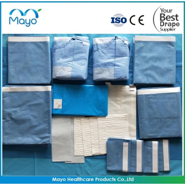 Major Surgery Drape Sterile Angiography Drape Pack Medical Use