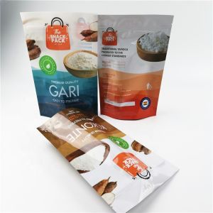 Customized Plastic Pouch Gravure Printing Food Packaging Bags With Zipper