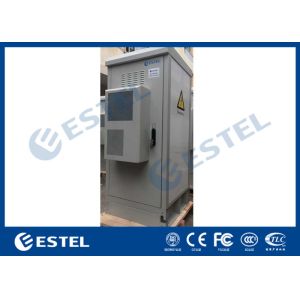 China 19 Outdoor Rack Mount Enclosure , Outdoor Communication Cabinets Galvanized Steel on sale