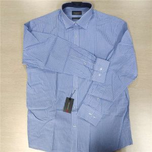 Yarn Dyed Stylish Casual Shirts 60% Cotton 40% Polyester Support For Custom