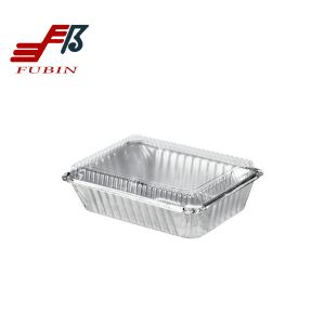 China FDA Aluminium Foil Container Lid Food Grade Clear Plastic Lid on sale
