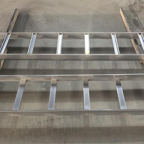 Low Maintenance Aluminum Ladder Cable Tray Durable Electrical Cable Trough