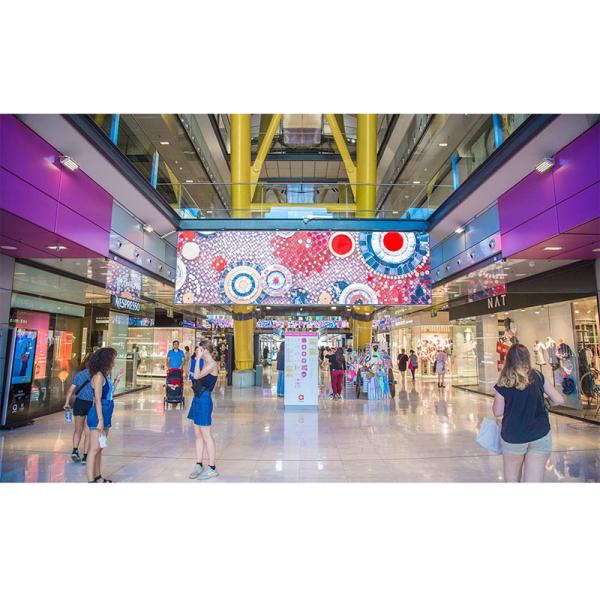 Buy Physical Pitch 5*8mm 80% Transparency Glass LED Modules Brightness 5500 Nits at wholesale prices