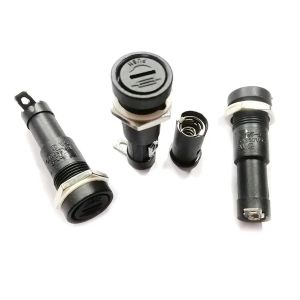 R3-9 H3-9 3AG Slotted Driver Type Screw Cap Panel Mount Fuse Holder Block Base