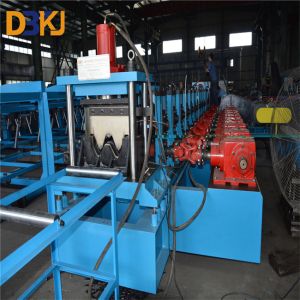PLC Controlled Highway Guardrail Forming Machine Galvanized Steel