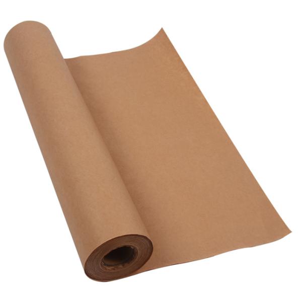 Buy Sustainable 500m Smooth Kraft Wrapping Paper For Carton Box Packaging at wholesale prices