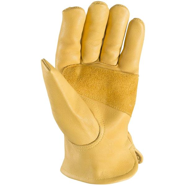 Buy EN388 Cuff Patched Insulated  Leather Work Gloves Abrasion Resistant at wholesale prices