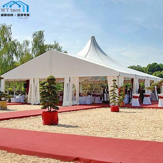 Quality Commercial Mixed Custom Made Tents Strong Metal Structure UV Protected for sale