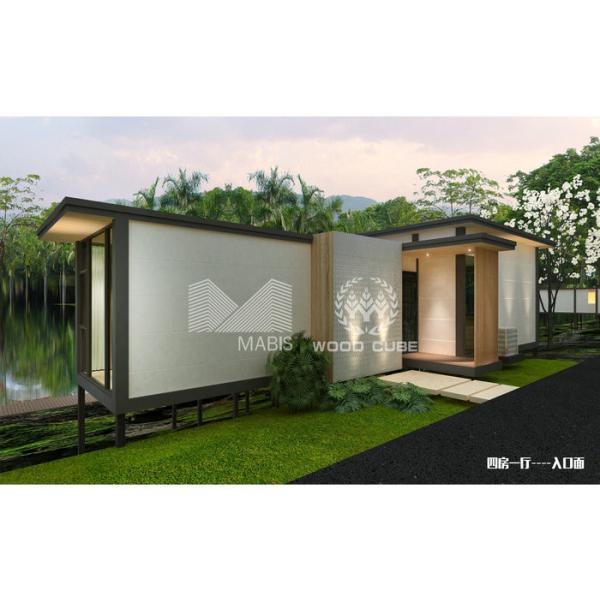Steel Frame Contemporary Style Modular Homes , Modern Prefabricated Modular
