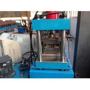 Quality 3 Tons Decoiler Shutter Door Frame Roll Forming Machine 40GP Container Maximal to 1.2mm for sale