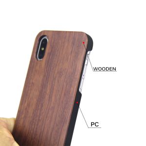 High - End Wood iPhone X Case Comprehensive Protection Personalized Service
