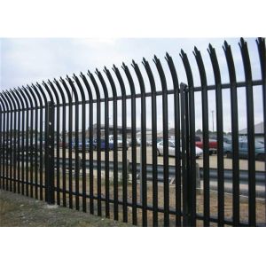 2700mm Triangle Spear Top Metal Galvanised Palisade Fencing