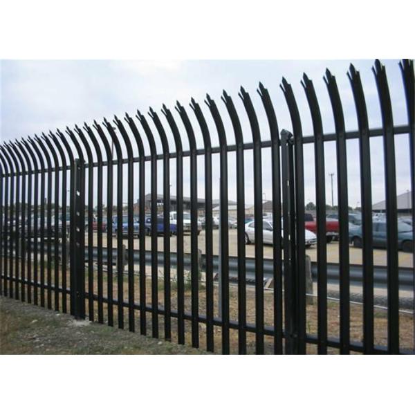 Buy 2700mm Triangle Spear Top Metal Galvanised Palisade Fencing at wholesale prices