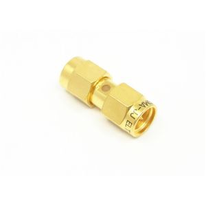 50Ω Brass Gold Plated SMA RF Adapter Beryllium Bronze Contacts