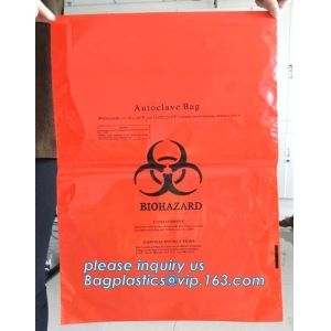 Heavy Duty Dustbin liner Plastic biohazard infectious waste, Biohazard Garbage