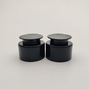 Recycled Black 28 410 Flip Top Cap Wiith Screw Lock Leakage Resistant