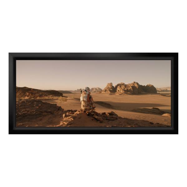 Wall Mount Fixed Frame Projection Screen HD Aluminum Frame For Home Cinema