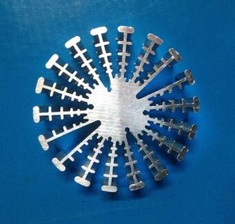 Snowflake Shaped Aluminum Heatsink Extrusions For Industrial Cooling