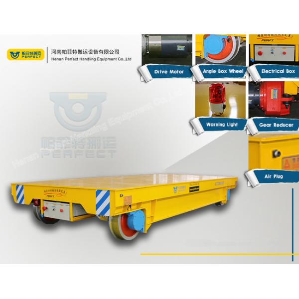 Electric Heavy load battery motorized industrial material trackless transfer cart with Wireless Control