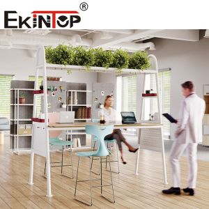 China Ekintop Modern Office Furniture Leisure Metal Negotiation Meeting Conference Table on sale