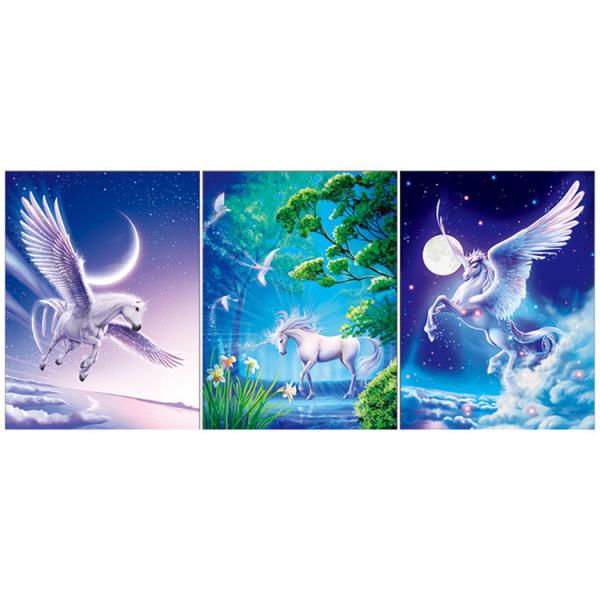 Eco - Friendly 3D Lenticular Printing Service 5D Postcard / Picture CMYK Printing