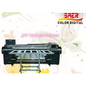 1.8m Hybrid Roll To Roll And Flatbed UV Printer Factory Directly Large UVHybrid Printer